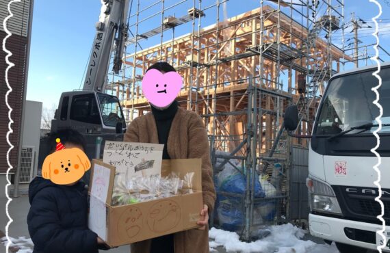 雪で延期になった上棟がありました! 雪で延期になった上棟がありました!