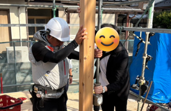 夏空のもと、上棟がありました！